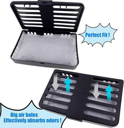 Trash Can Deodorizer Kit Stick-On Activated Carbon Odor Eliminator - Image 2