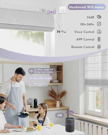 Graywind Smart Roman Shades Compatible - Image 3