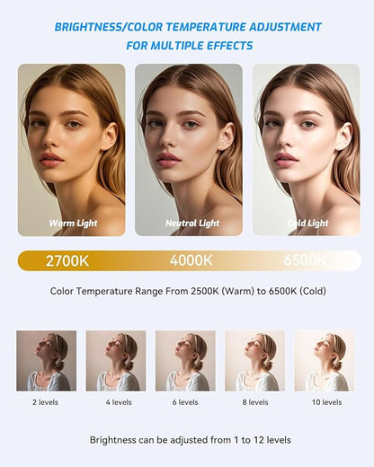5000 mAh Portable Selfie Light for iPhone: Rechargeable Phone Fill Lights - Image 5