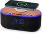 uscce Alarm Clock Bluetooth FM Radio: 10W Stereo Sound Speaker by USCCE