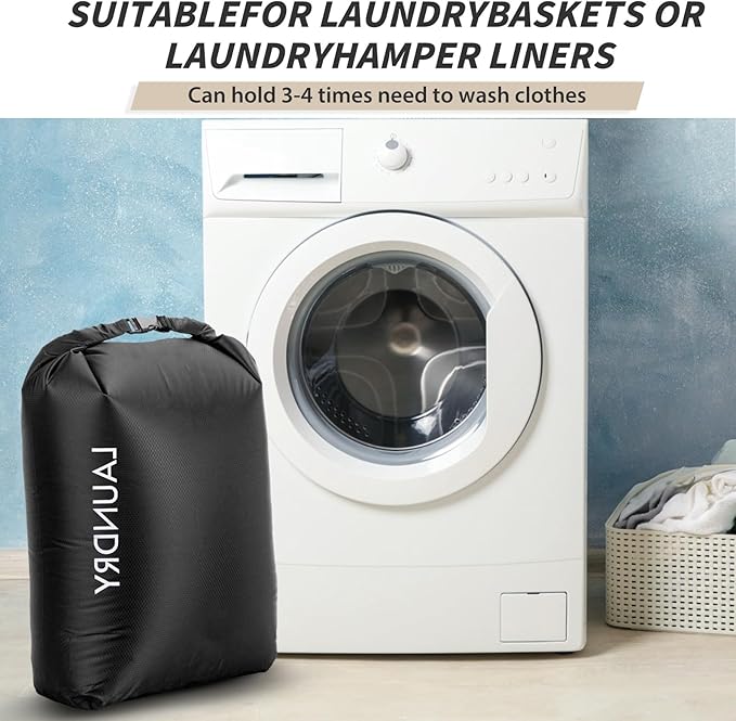Travel Laundry Bag, Vacuum Compression Dirty Clothes Travel Bag Waterproof Wet - Image 6