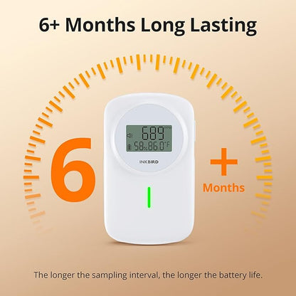 INKBIRD CO2 Monitor Ndir CO2 Detector 3 in 1 Meter | Carbon Dioxide & - Image 7