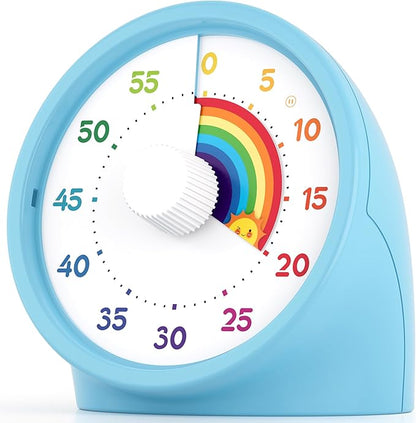 BellMan Visual Timer with Pause Button, 60 Minute Countdown Rainbow Timer by Unknown