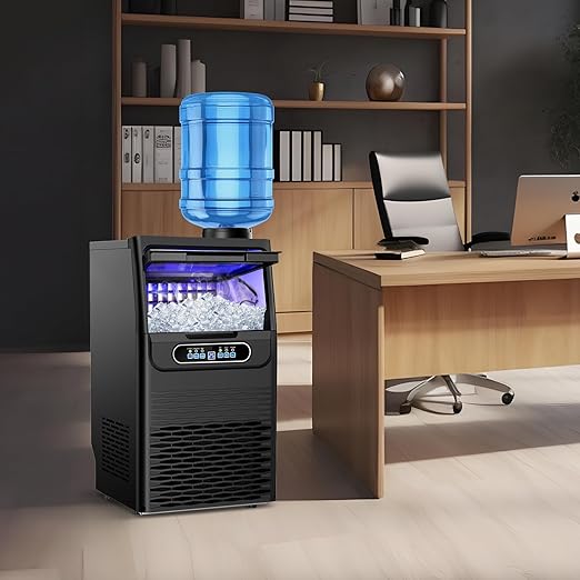 Commercial Ice Maker Machine 100 Lbs/24H, 36 Ice Cubes in 9-15 Mins, Dual Water - Image 9