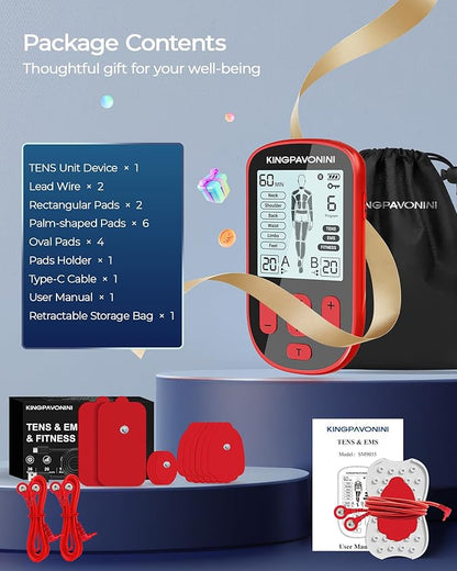 KingPavonini 3-in-1 TENS Unit Muscle Stimulator - Image 9