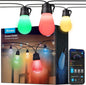 Govee Smart Outdoor String Lights H7029, 24ft RGBIC Outdoor Lights by Govee