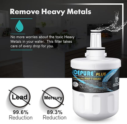 ICEPURE PLUS Remove Heavy Metals NSF/ANSI 53&42 NSF/ANSI/CAN 372 DA29-00003G - Image 3