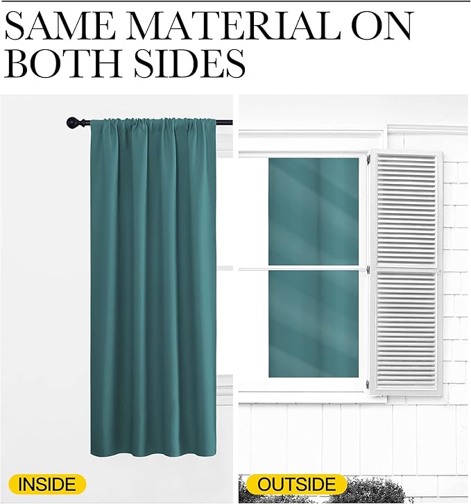 NICETOWN Window Curtains Blackout Drapes - Image 6