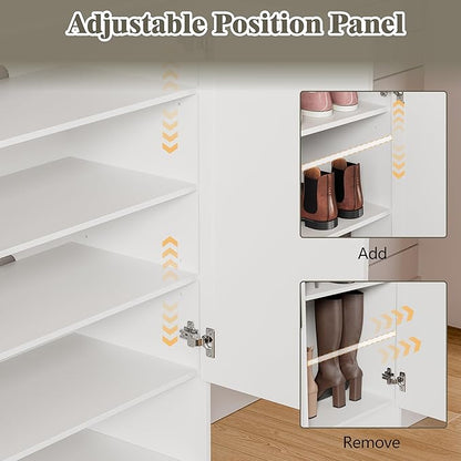 Shoe Cabinet Storage for Entryway - Image 4
