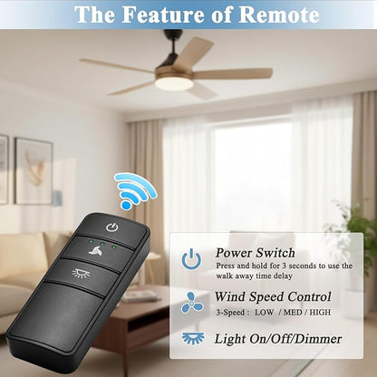 3 Speeds Ceiling Fan Remote Control - Image 2