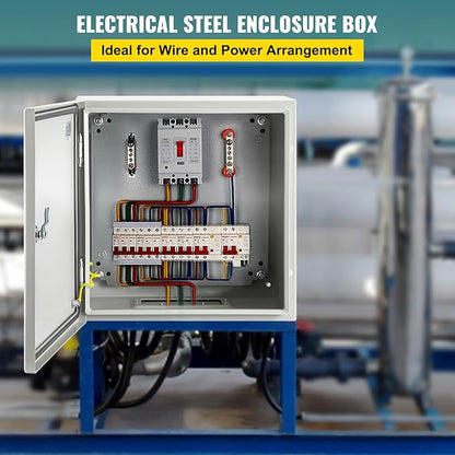VEVOR NEMA Steel Enclosure 12×12×8, NEMA 4X Steel Electrical Box, IP66 - Image 2