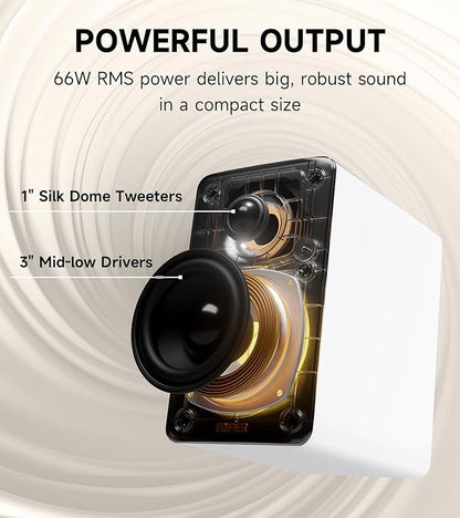 Edifier M60 Multimedia Speaker Bluetooth 5.3, 66W RMS, Hi-Res Audio & Hi-Res - Image 3