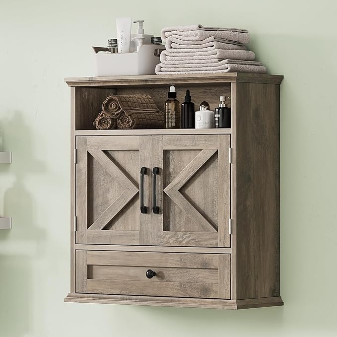 Bathroom Wall Cabinet, Wall Mounted Medicine Cabinet by Viroformo