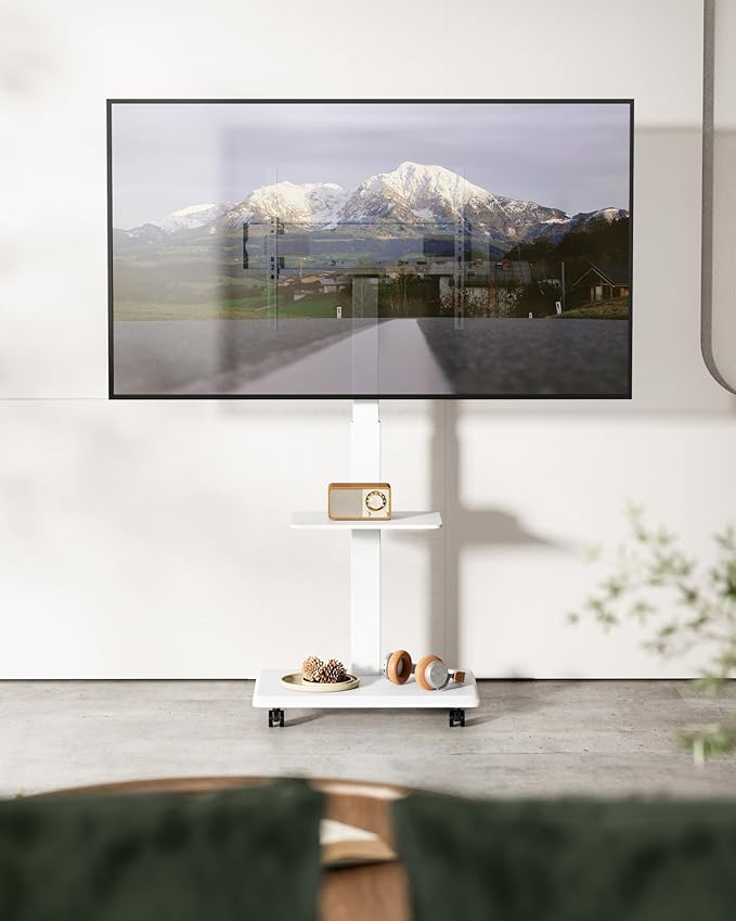 ECOTINY Steel Base Rolling TV Stand - Image 8
