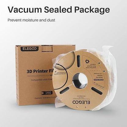 ELEGOO PLA Filament 1.75mm Marble 1KG, 3D Printer Filament Dimensional Accuracy - Image 5