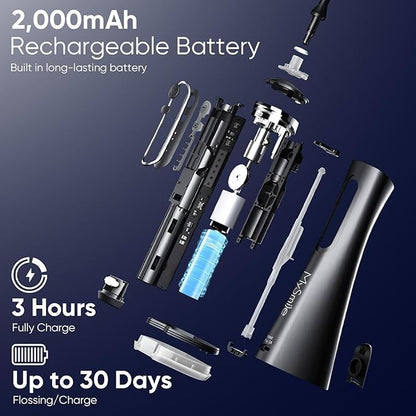 MySmile LP211 Cordless Water Flossers, Portable Rechargeable Oral Irrigator - Image 2