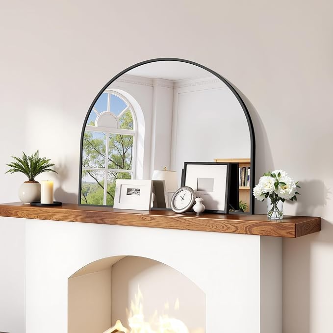 CIRCUMI Arched Wall Mirror, Metal Frame, Large Size by CIRCUMIMirror