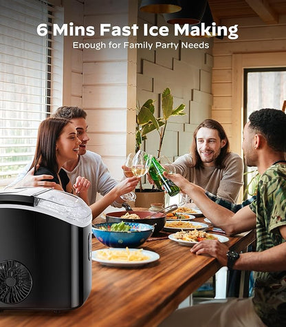 Nugget Ice Maker Countertop, Silonn Chewable Pellet Ice Machine - Image 5