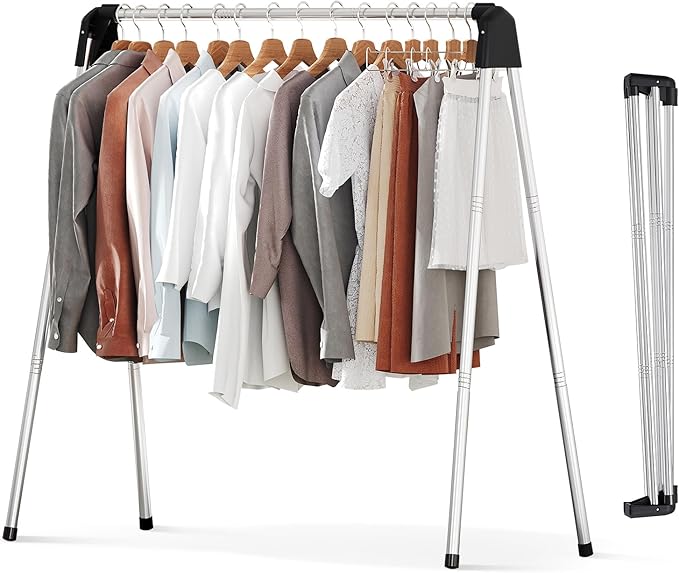 APEXCHASER Clothes Drying Rack Foldable, Stainless Steel Laundry Drying Rack by APEXCHASER