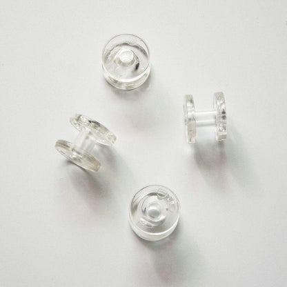 Pleated Shade Hold Downs Spool Tensioner 4pcs Window Covering Hardware Cord Retainer Spool for RV Day/Night Shades