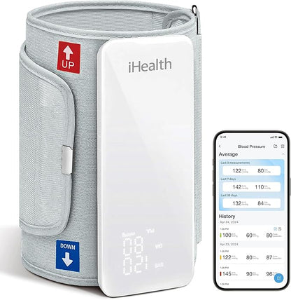 iHealth Neo Wireless Blood Pressure Monitor, Upper Arm Cuff, Ultra-Thin & by iHealth