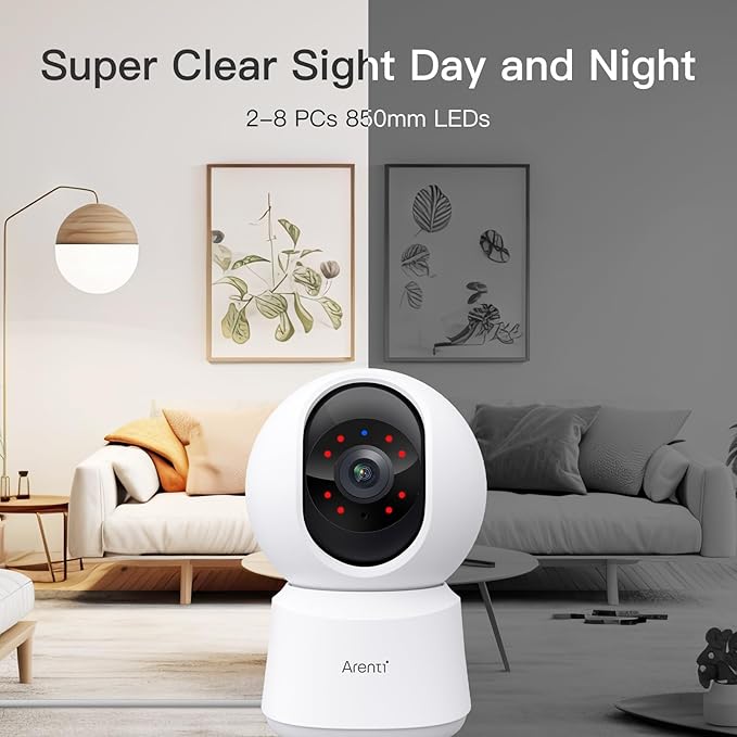 ARENTI 5G Indoor Security Camera, 4MP Pet Camera - Image 7
