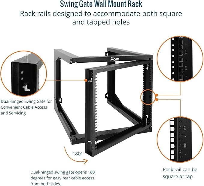 Tecmojo 9U Rack Wall Mount - Image 3