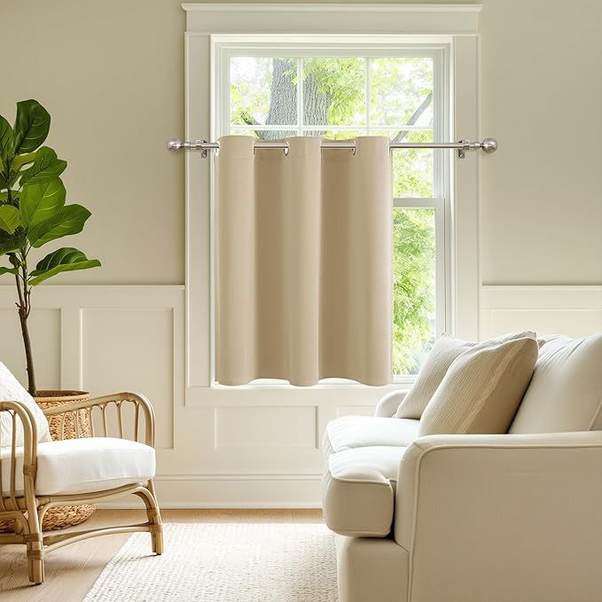 ChrisDowa Blackout Curtains 36 Inches Long by ChrisDowa