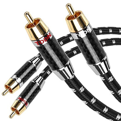 TODN HiFi RCA to RCA Audio Cables Audiophile by TODNAudio