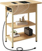 LIDYUK End Table with Charging Station, Flip Top Side Table with USB Ports and by LIDYUK