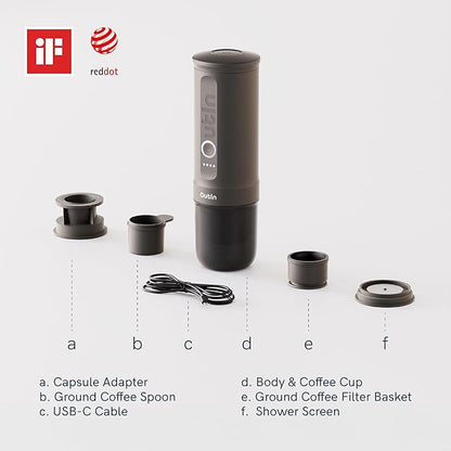 OutIn Nano Portable Electric Espresso Machine, Travel Coffee Maker - Image 2