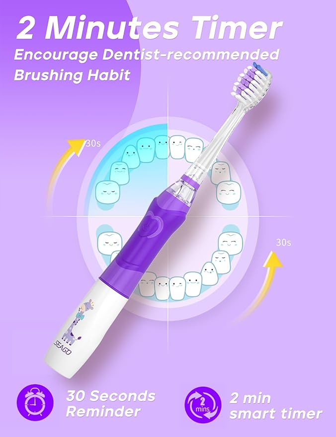 SEAGO Kids Electric Toothbrush - Image 5