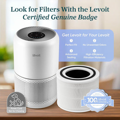 levoit air purifier for home pets hair allergens, view 11