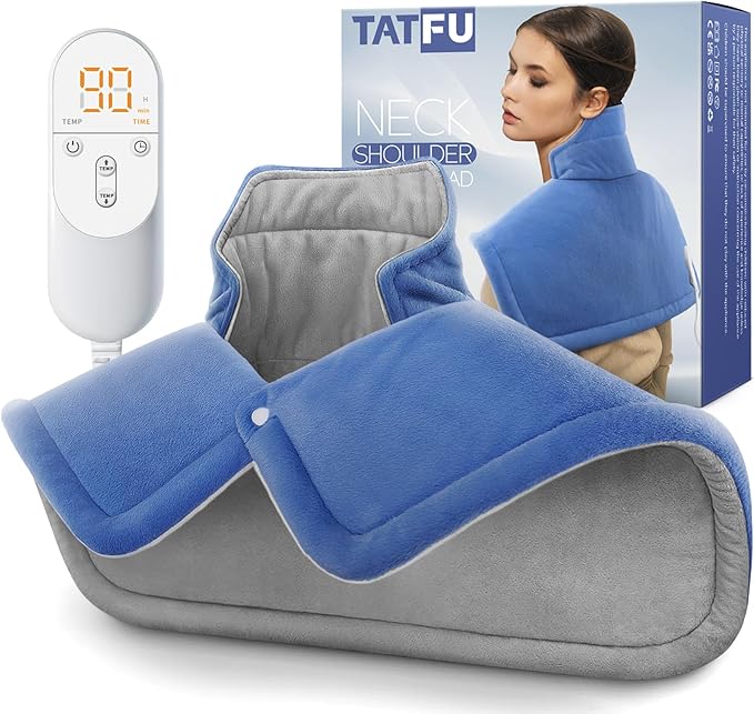 Heating pad for Neck, Cramps Pain Relief, Gifts for Women, 4 Auto-Off, Machine by Unknown