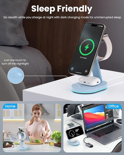 3 in 1 Wireless Charger Charging Station - Image 6