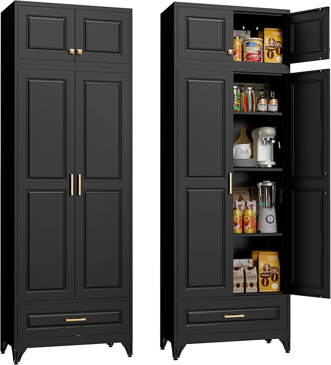 Kitchen Pantry Storage Cabinets, Kitchen Cupboard, Large Steel Cabinets by MetalMax
