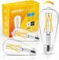 Hizashi Edison Bulb 60 Watt LED, 2700K Dimmable LED Light Bulbs E26 Base by HIZASHI
