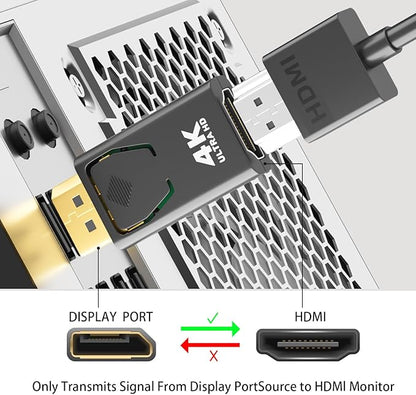 Mbiydeg DisplayPort to HDMI Adapter 4K 30Hz, Stable Signal - Image 2