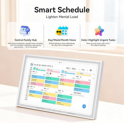 Missfly 12.3 Inch AI Calendar, Electronic Calendar Planner Wall Touch Screen - Image 3