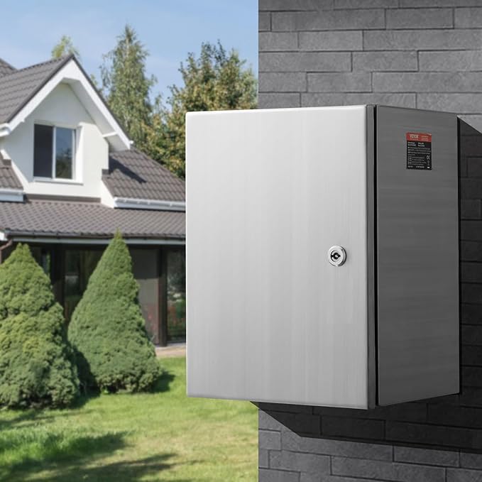 VEVOR NEMA Steel Enclosure, IP66 Waterproof & Dustproof, Outdoor/Indoor - Image 8