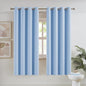 DUALIFE Blackout Light Blue Curtains by DUALIFE