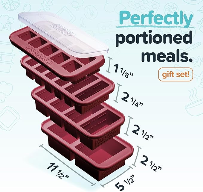 Souper Cubes Silicone Freezer Molds Gift Set - Image 2