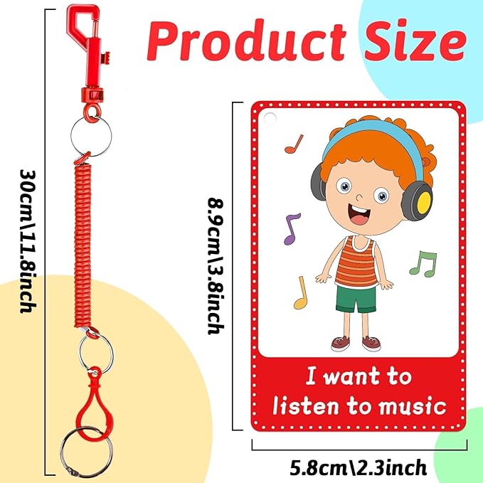 90PCS Autism My Behaviour Communication Cards - Image 2
