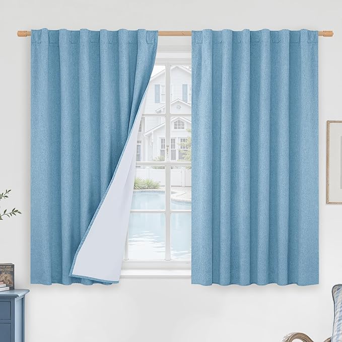 LAMIT Full Blackout Window Curtains by LAMIT