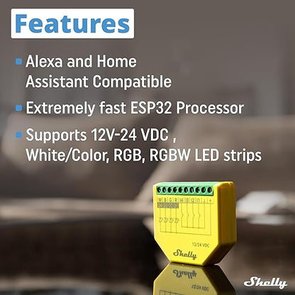 Shelly Plus RGBW PM | WiFi Smart Remote Control - Image 3