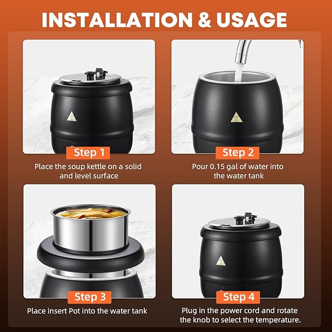 Commercial Soup Warmers Soup Kettle - Image 7