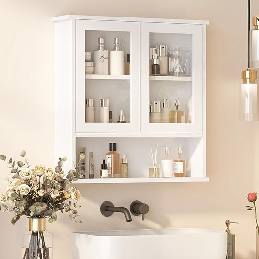 Modern Hanging Bathroom Cabinet, Sturdy Wooden Medicine Cabinet by Mepplzian