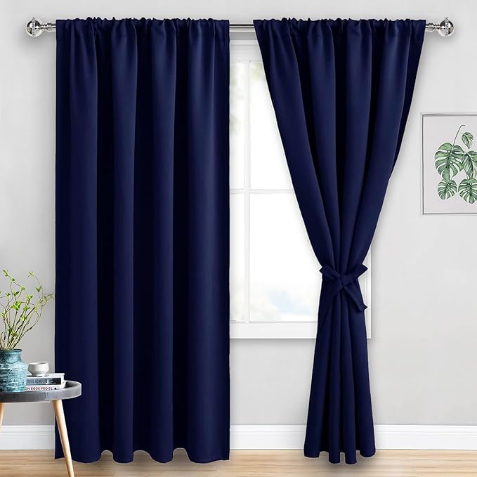 JIUZHEN Blackout Curtains for Bedroom by JIUZHEN