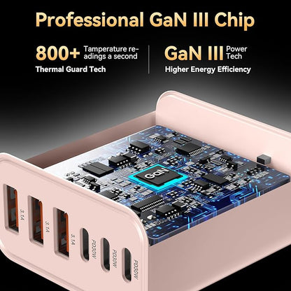USB C Fast Charger Block, iPhone Charger Fast Charging Blocks 65W Multi Port - Image 5