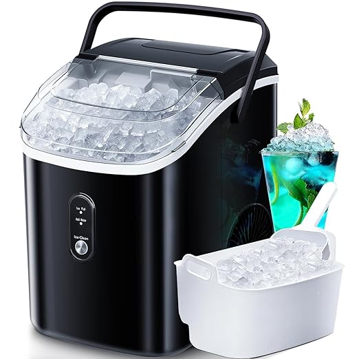 Antarctic Star Nugget Ice Maker Countertop, Chewable Pellet Ice Machine by AntarcticStar